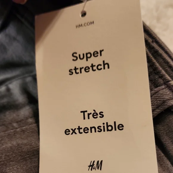 Women's Gray Skinny  Jeans - Picture 6 of 7